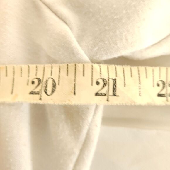 Chico's 2 Womens 12 White Hardware Detail Keyhole 3/4 Sleeve Tunic Top - Picture 5 of 7